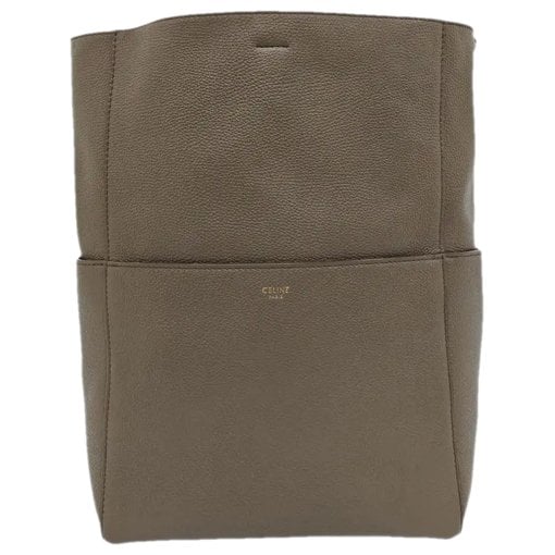 Seau Sangle leather crossbody bag