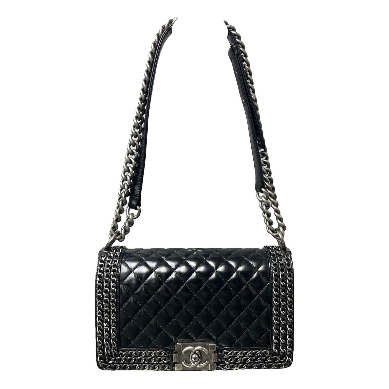 Boy leather crossbody bag