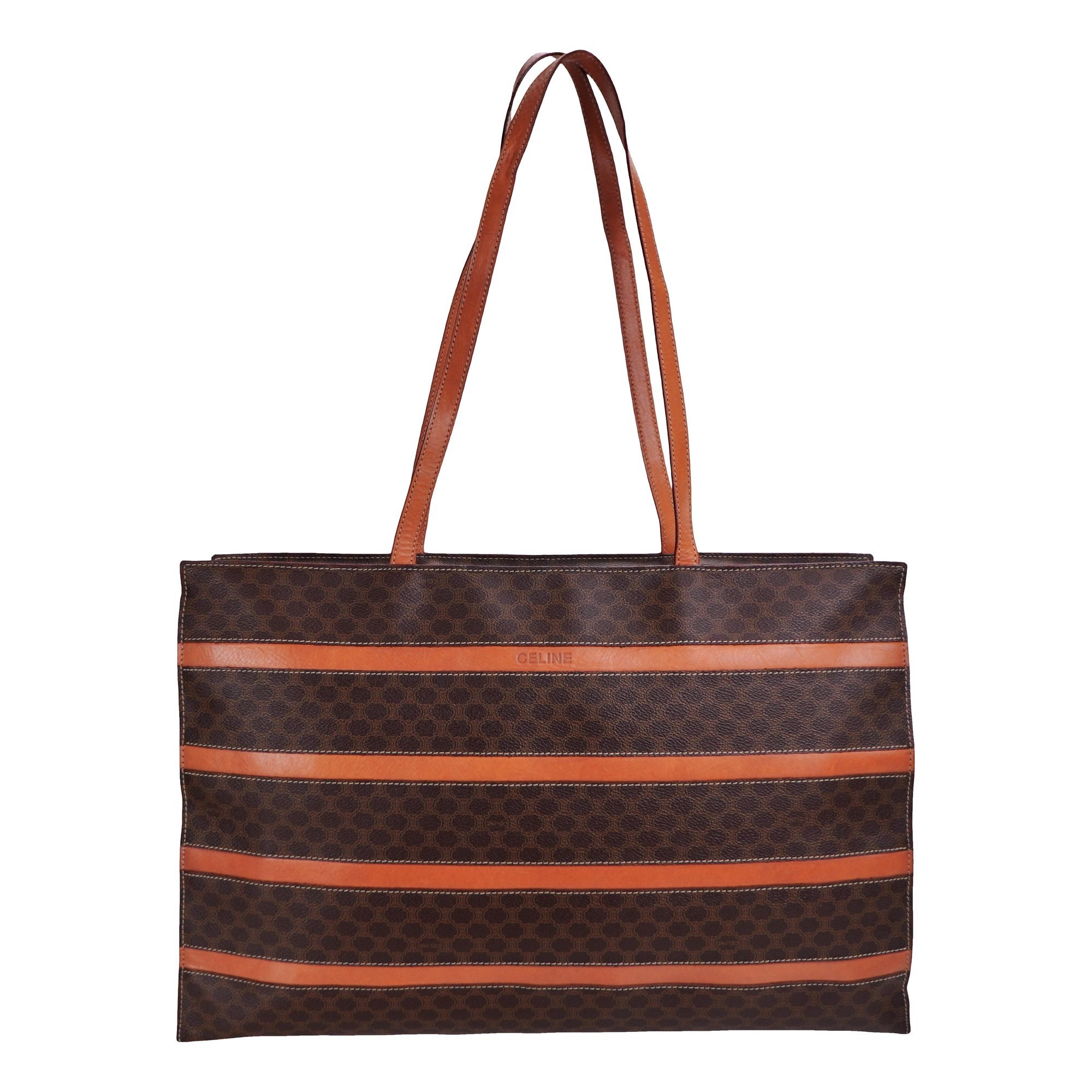Triomphe leather tote