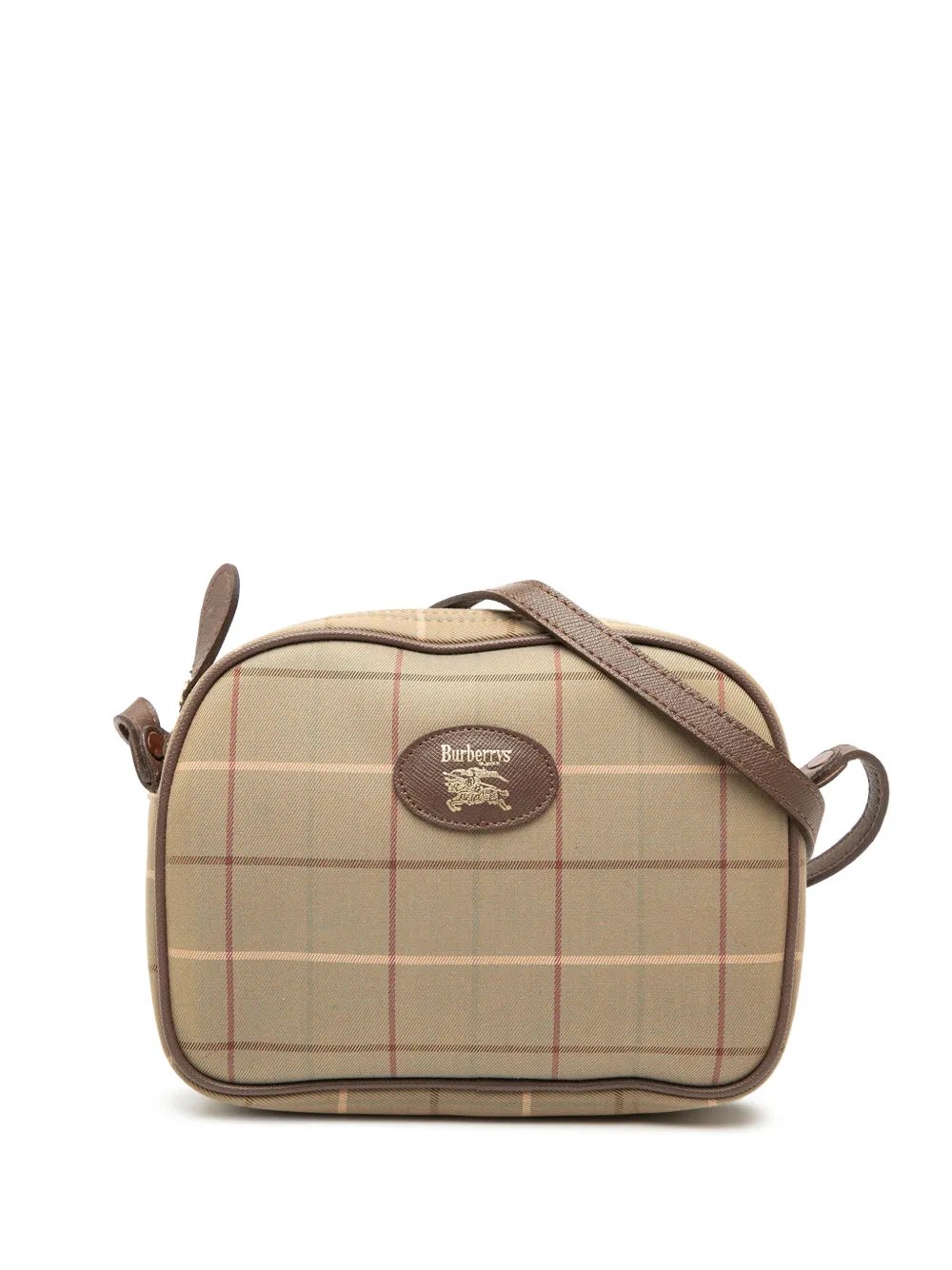 20th Century Vintage Check Canvas crossbody bag