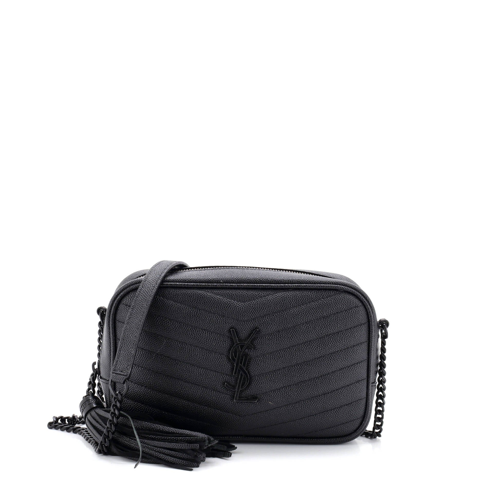 Lou Camera Bag Matelasse Chevron Leather Mini