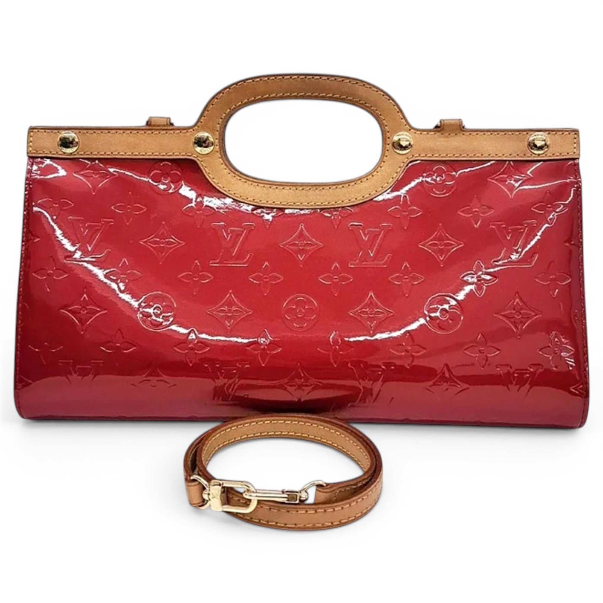Roxbury patent leather handbag
