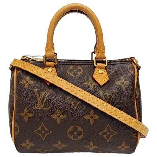 Nano Speedy / Mini HL leather handbag