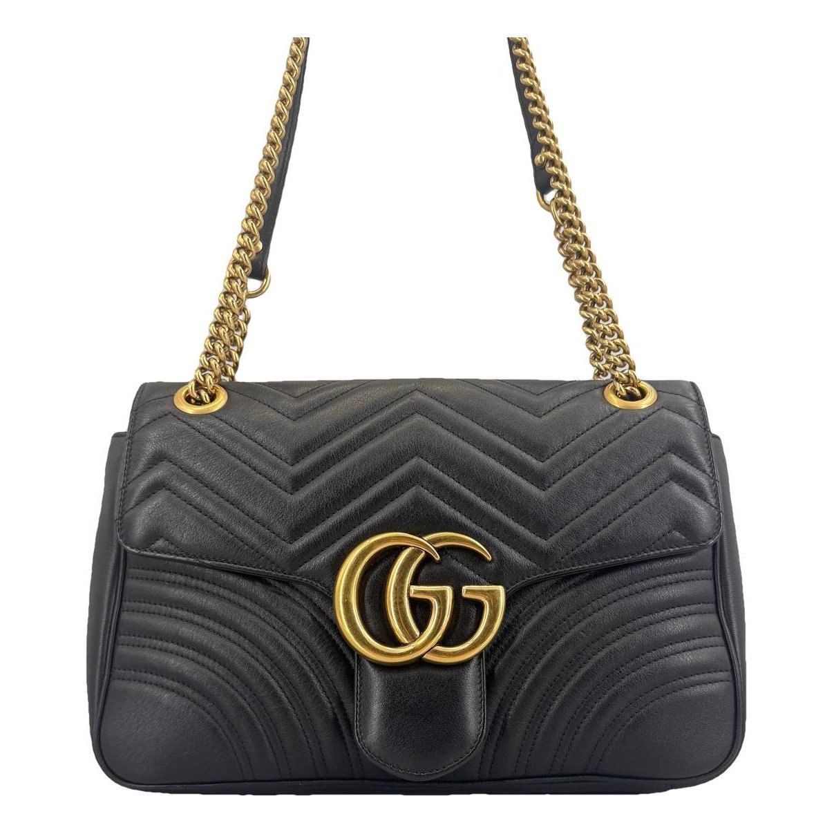 GG Marmont Flap leather handbag