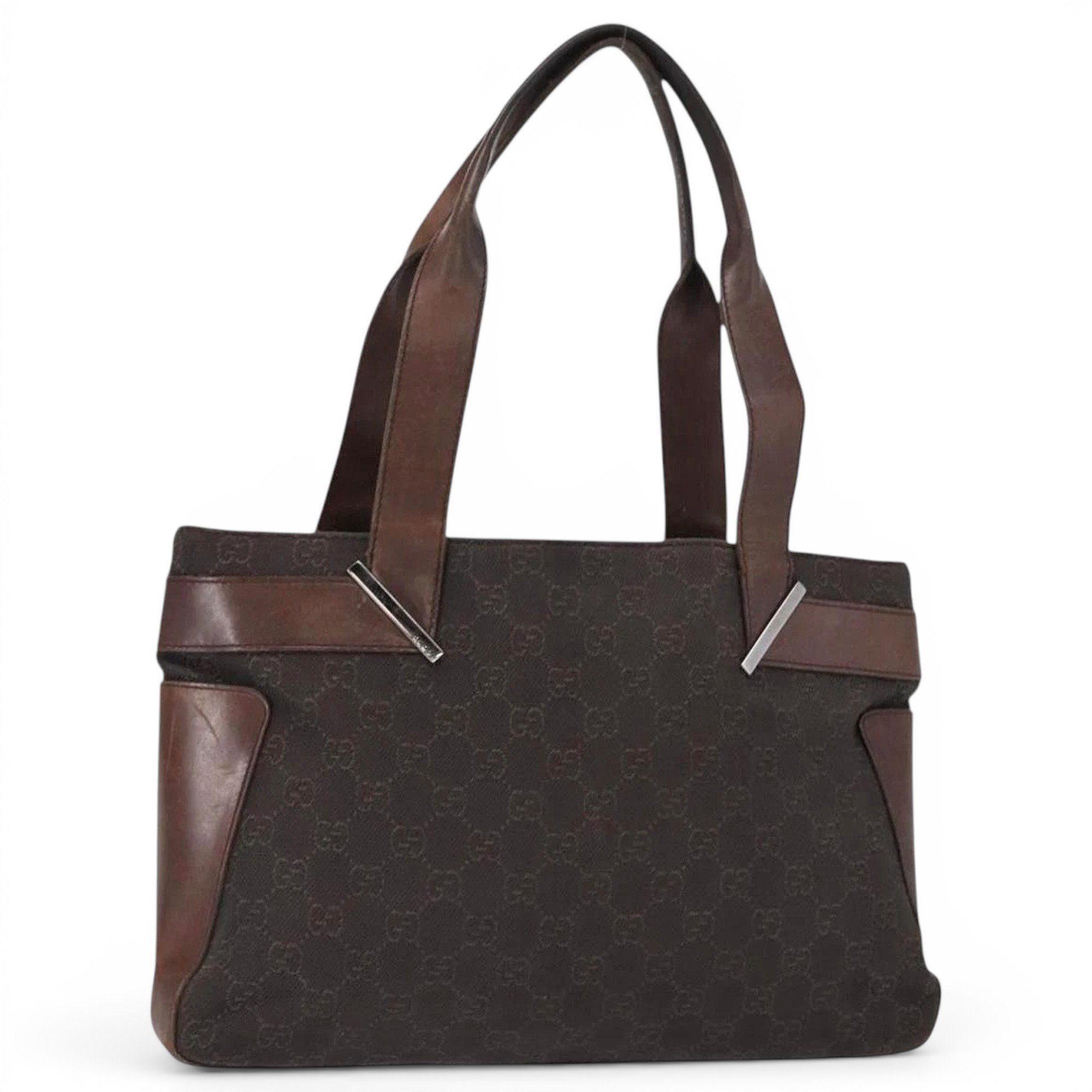 Leather tote