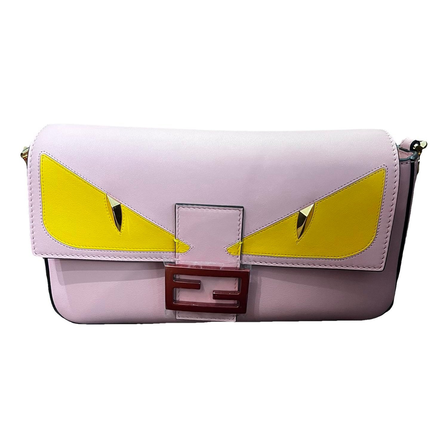 Baguette leather handbag