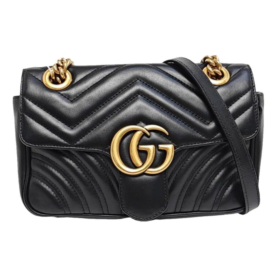 GG Marmont Flap leather handbag