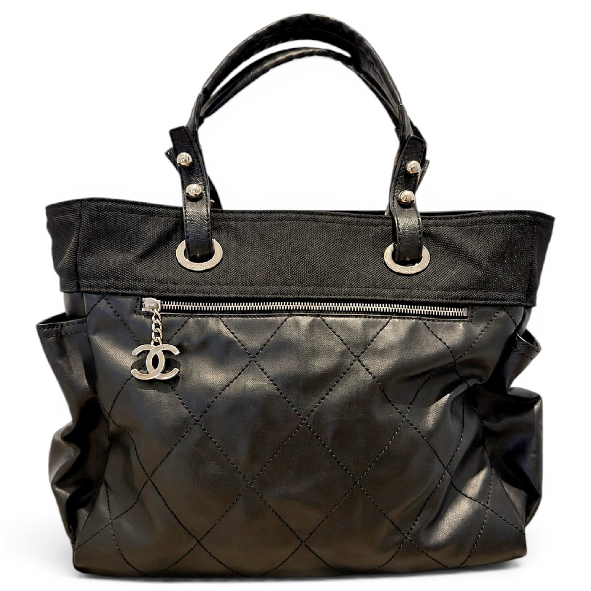 Paris-Biarritz leather tote