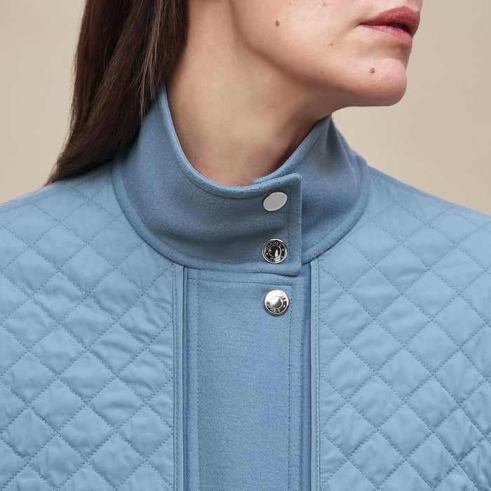 Bleu Adriatique "Chaine d'Ancre" Coat
