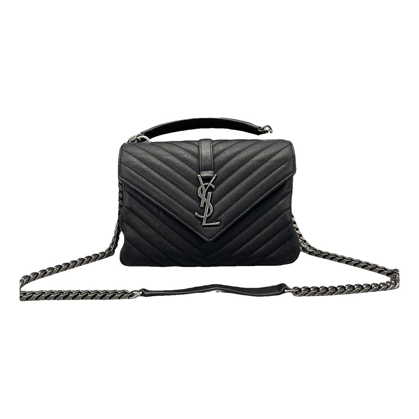 Collége monogramme leather handbag