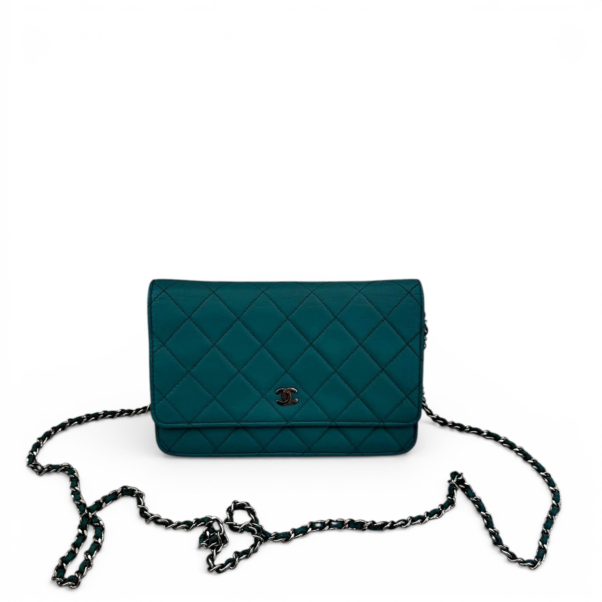 Wallet On Chain Timeless/Classique leather crossbody bag