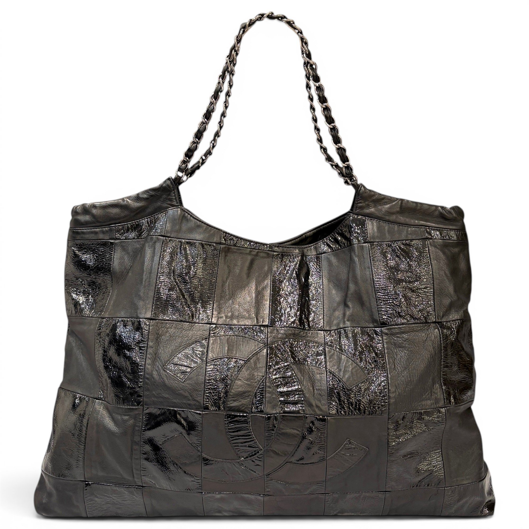 Leather tote