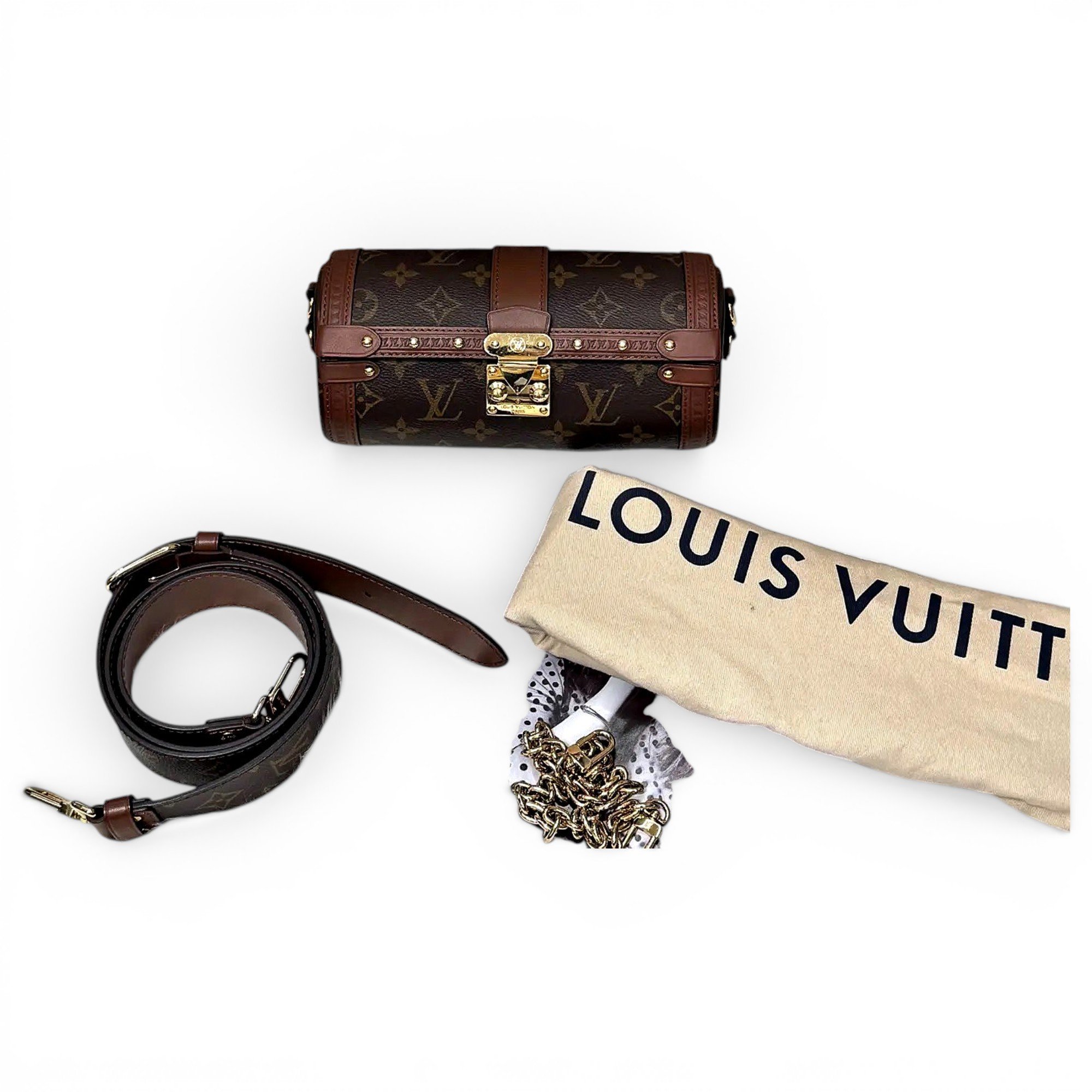 Papillon Trunk leather crossbody bag