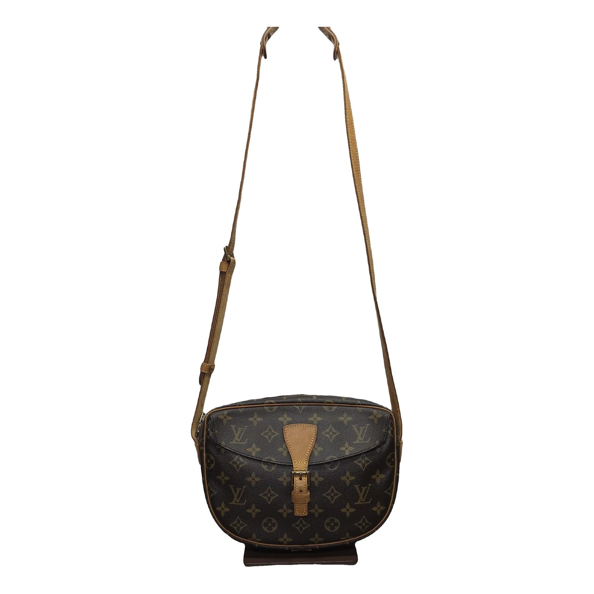 Jeune fille leather crossbody bag