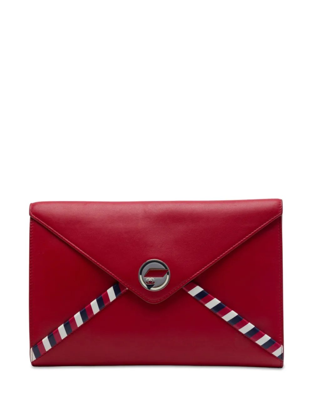 2016-2017 CC Lambskin Airlines Envelope clutch bag