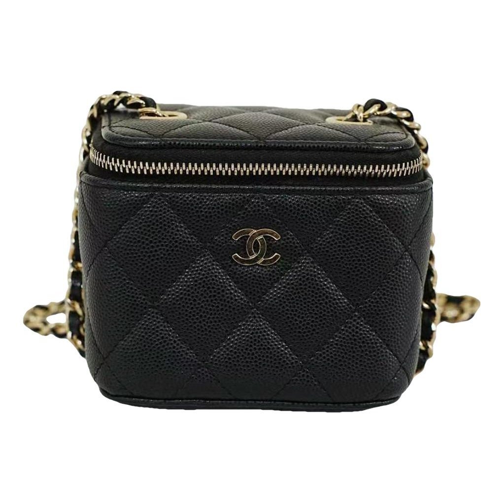 Trendy CC Vanity leather handbag