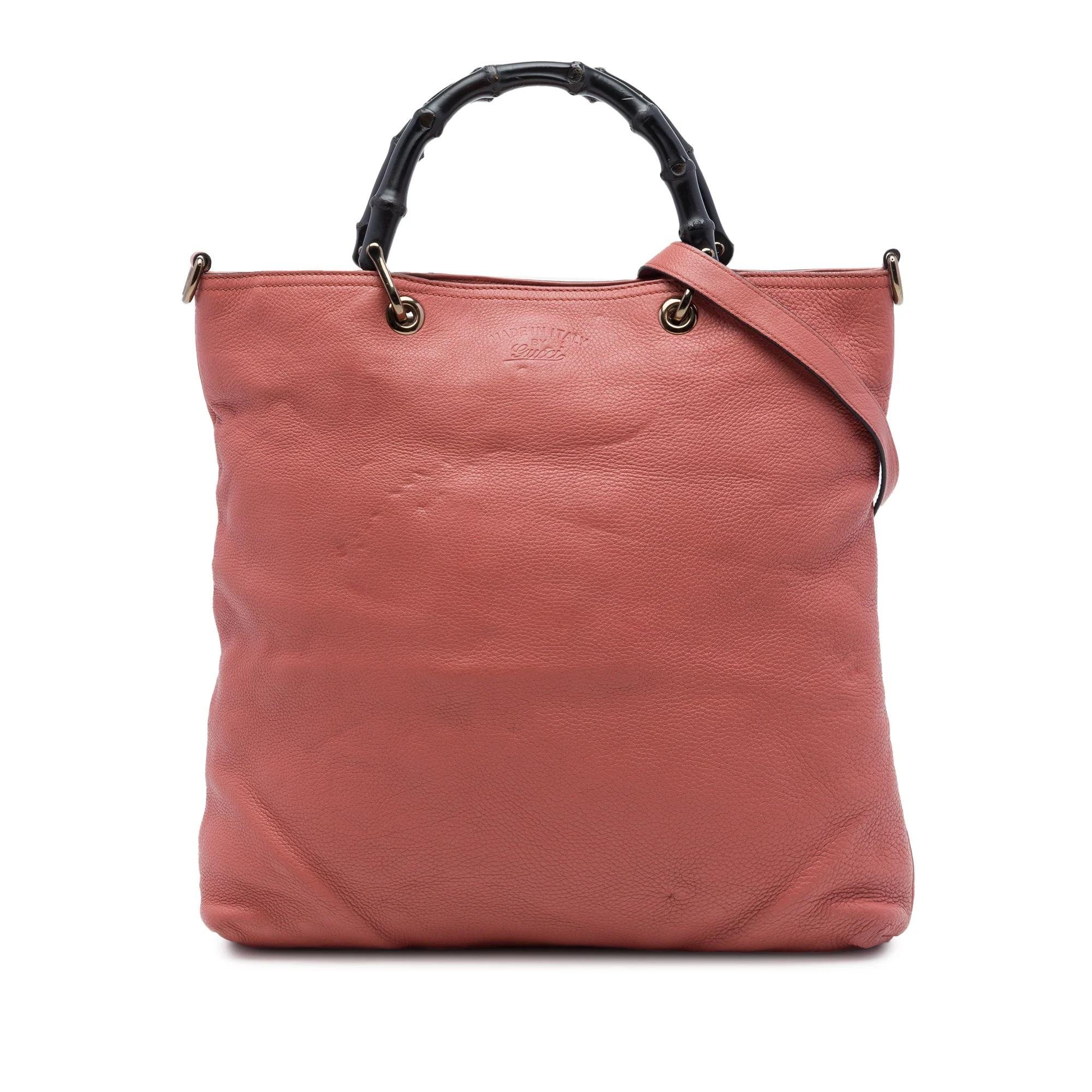 Bamboo Shopper pony-style calfskin handbag