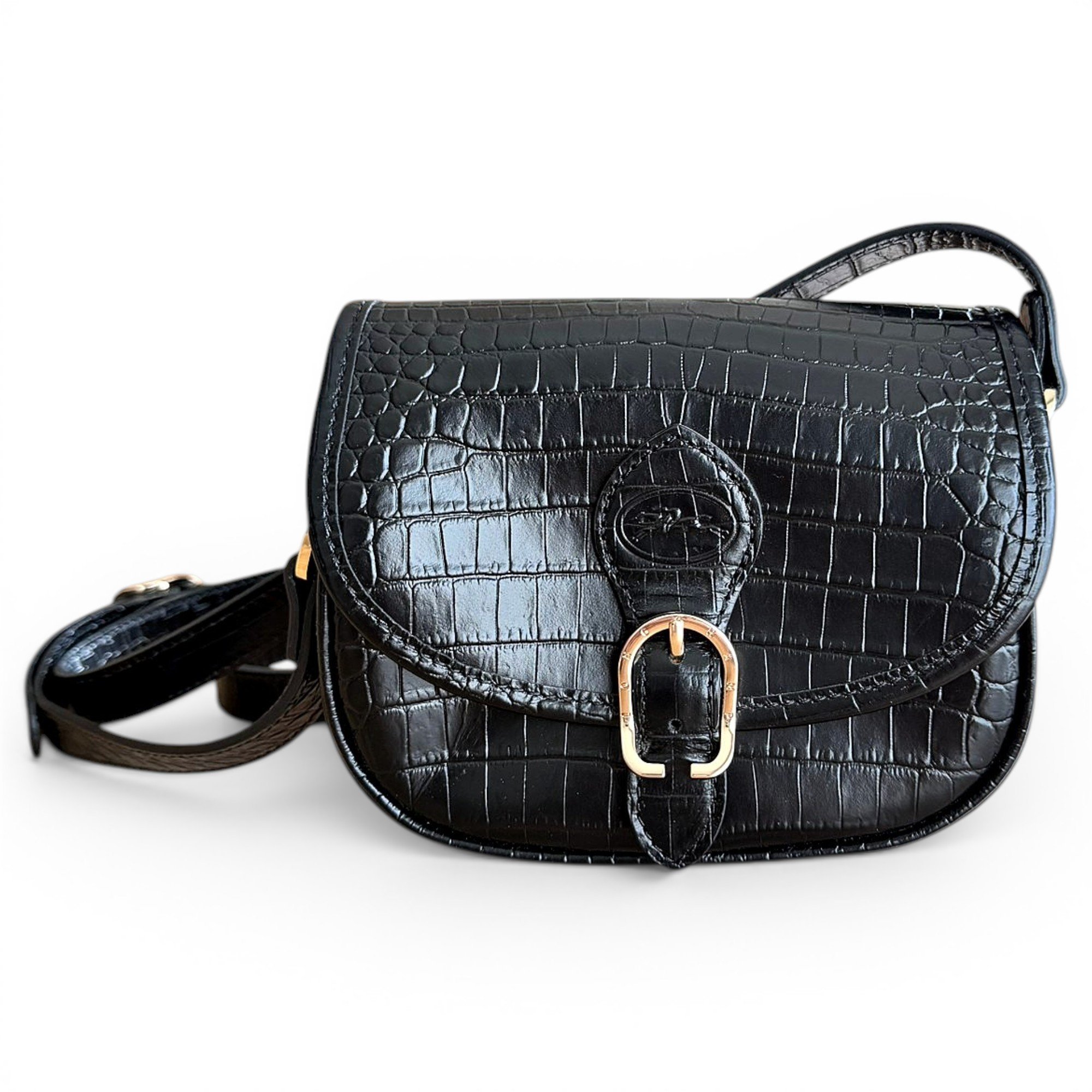 Leather crossbody bag