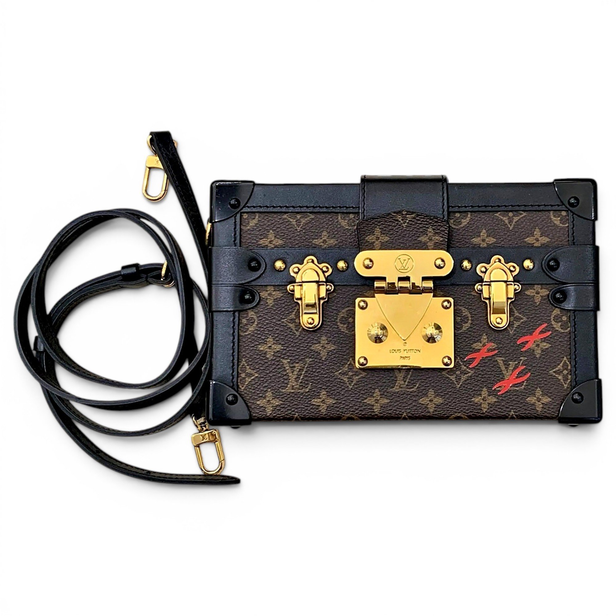 Petite Malle vinyl handbag
