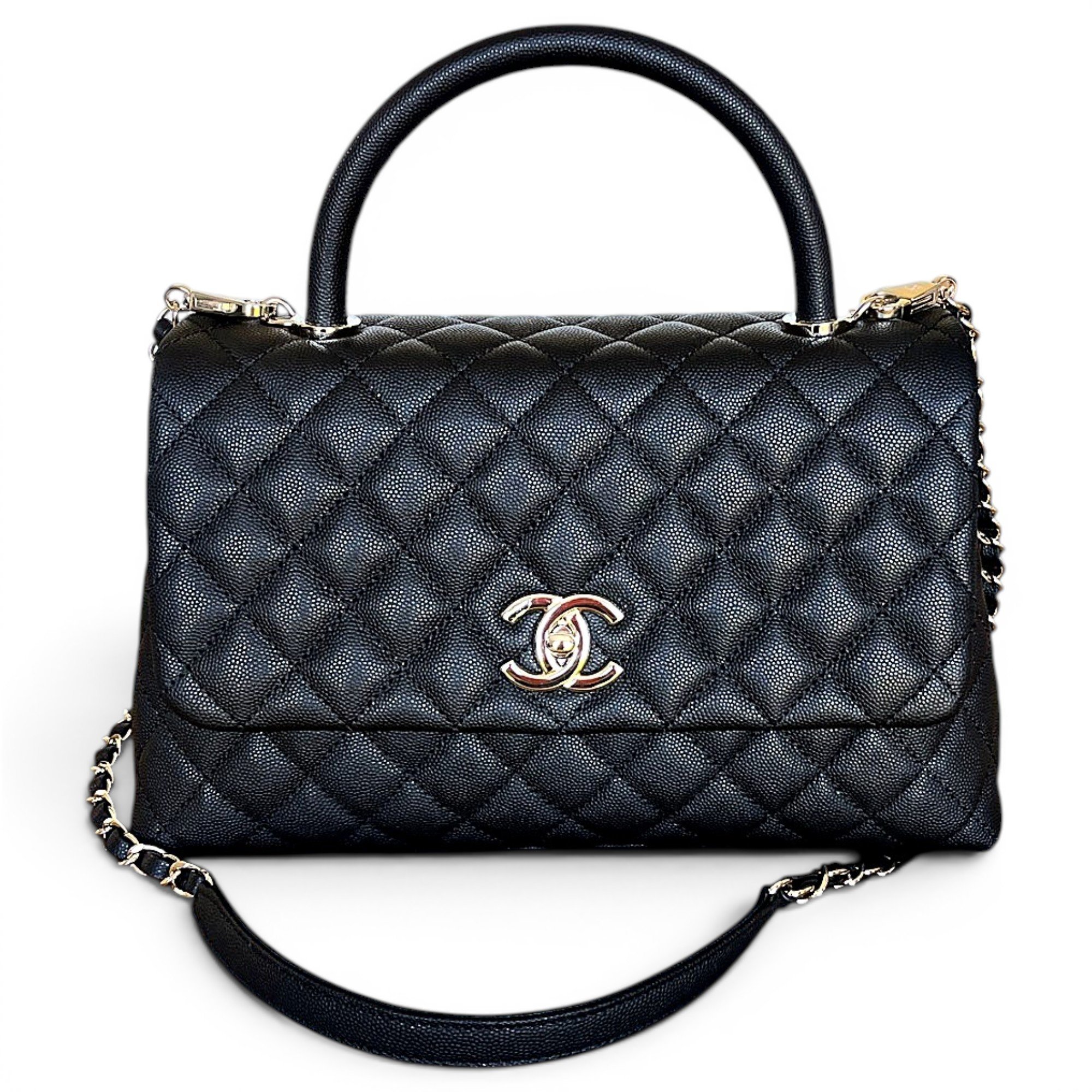 Coco Handle leather handbag