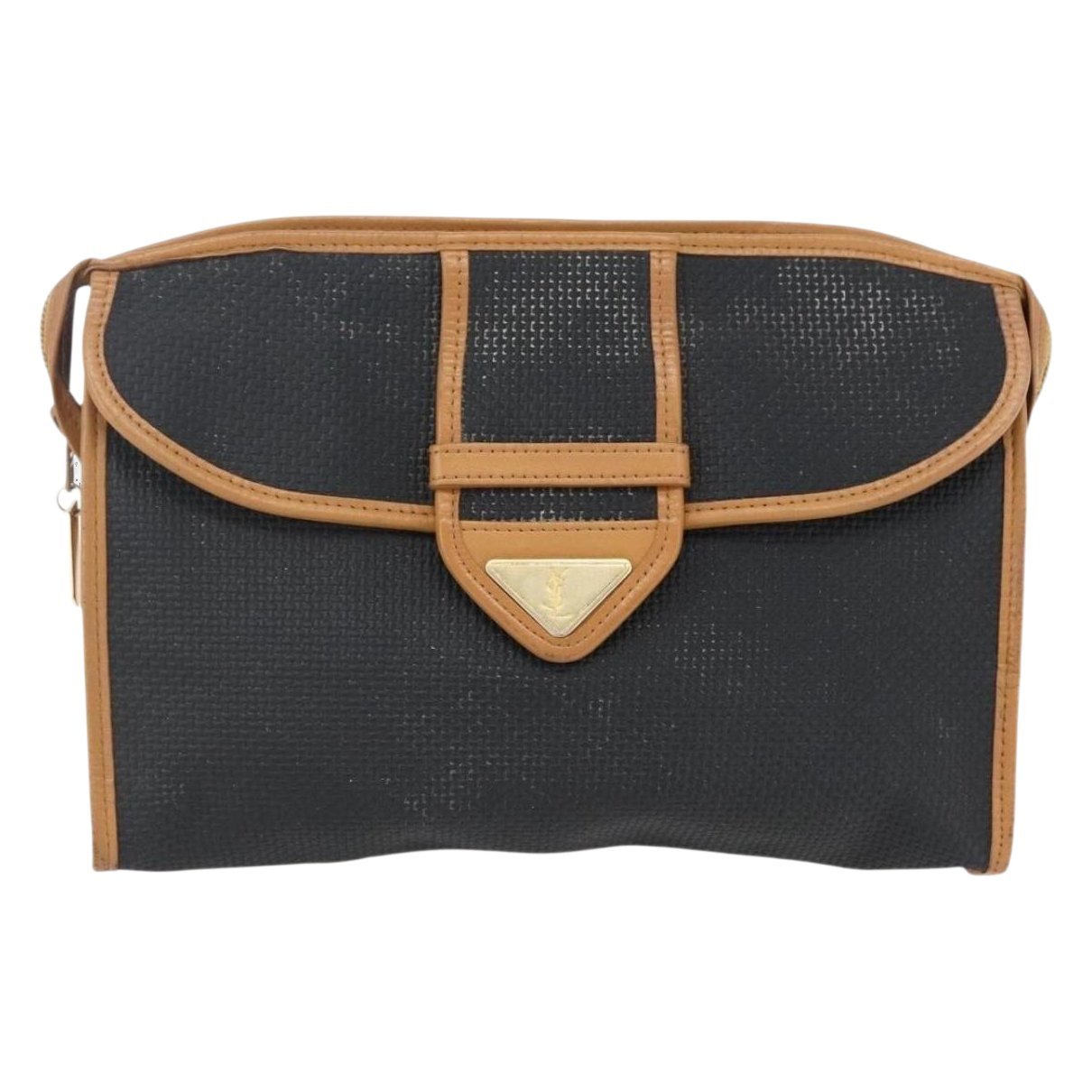 Leather clutch bag