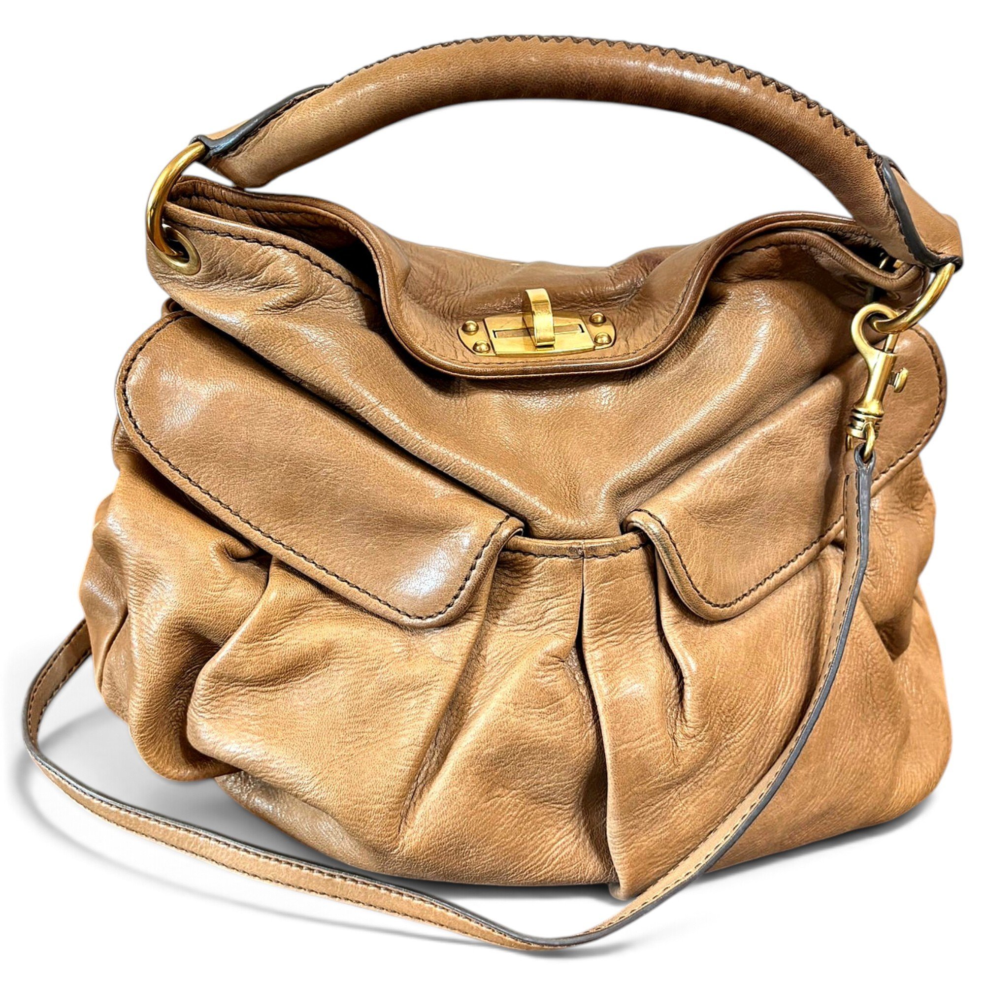 Leather handbag