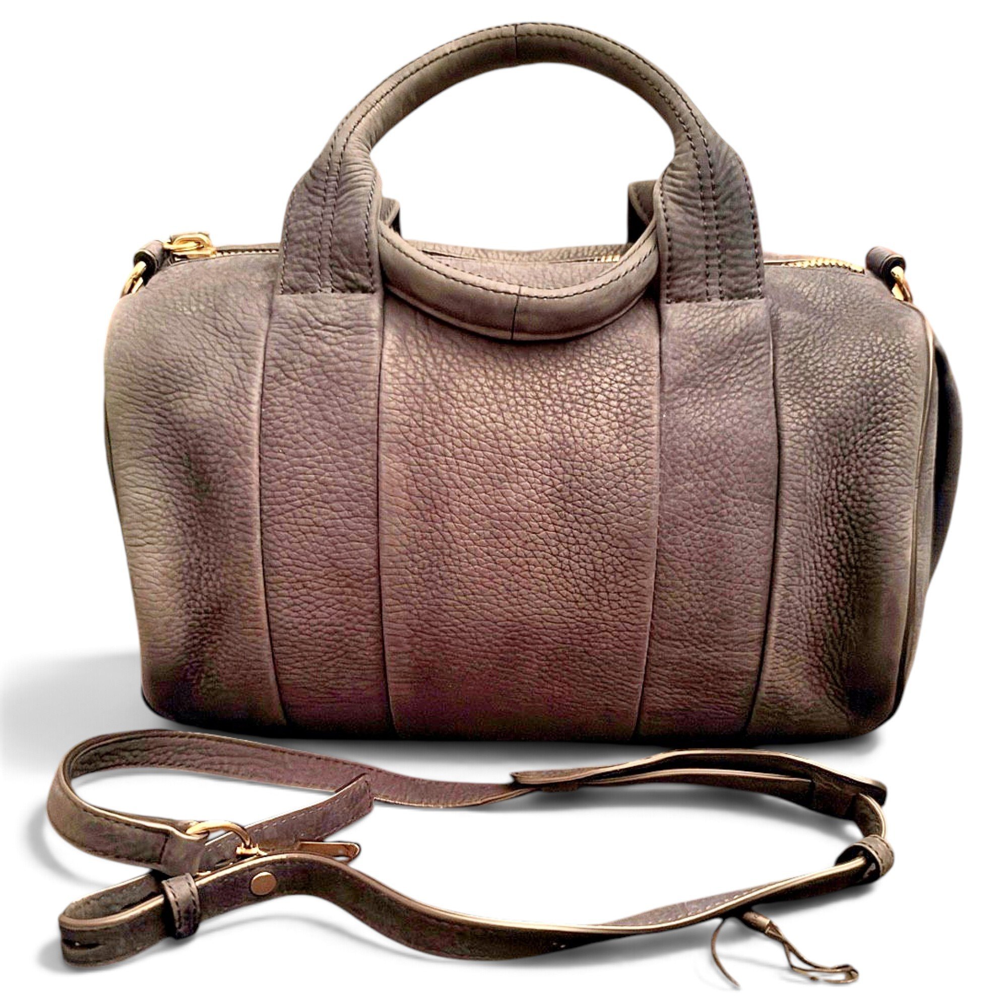 Rocco leather bowling bag