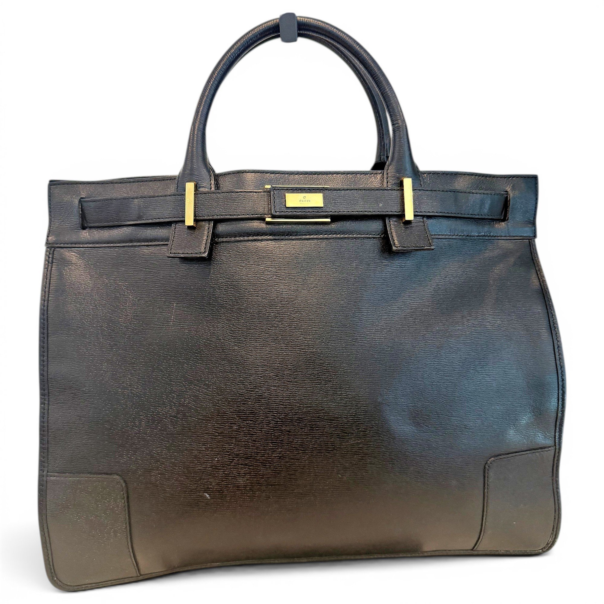 Leather tote