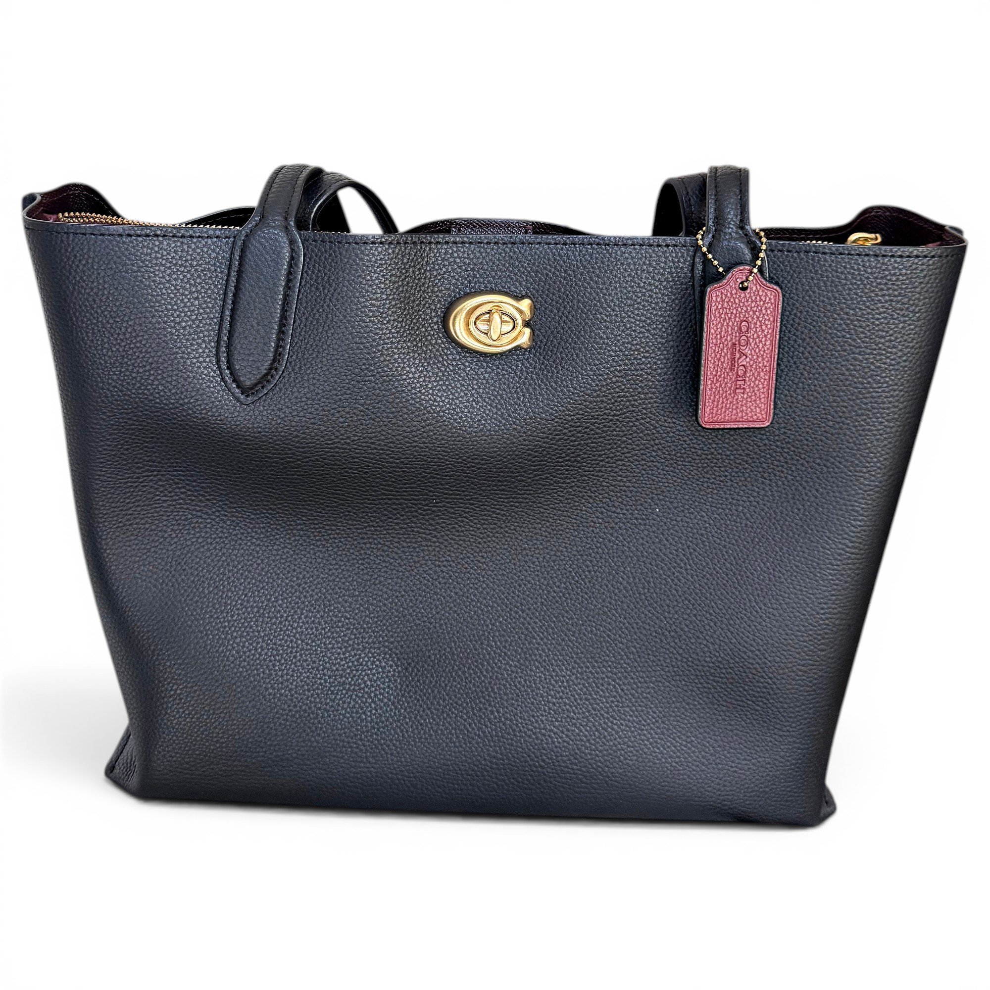 Leather tote