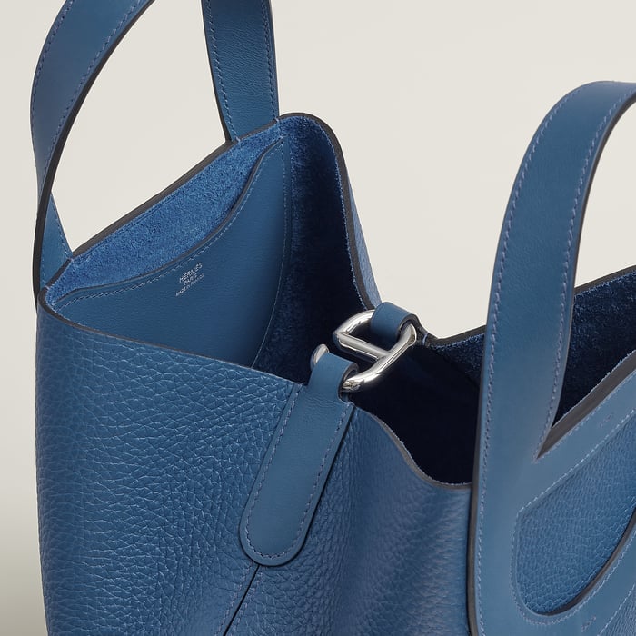 Bleu Tie Hermès In-the-loop 23 Bag