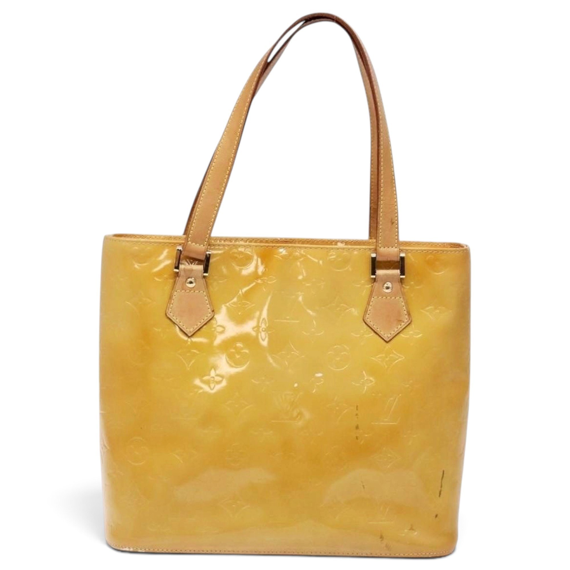 Houston patent leather handbag