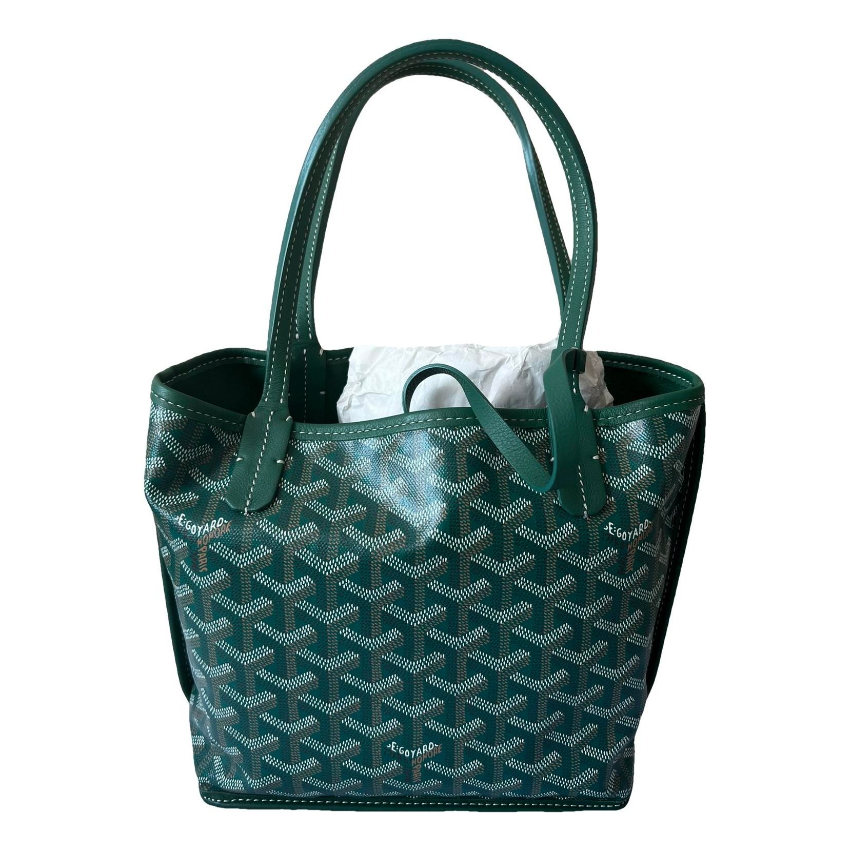Goyard Anjou leather tote