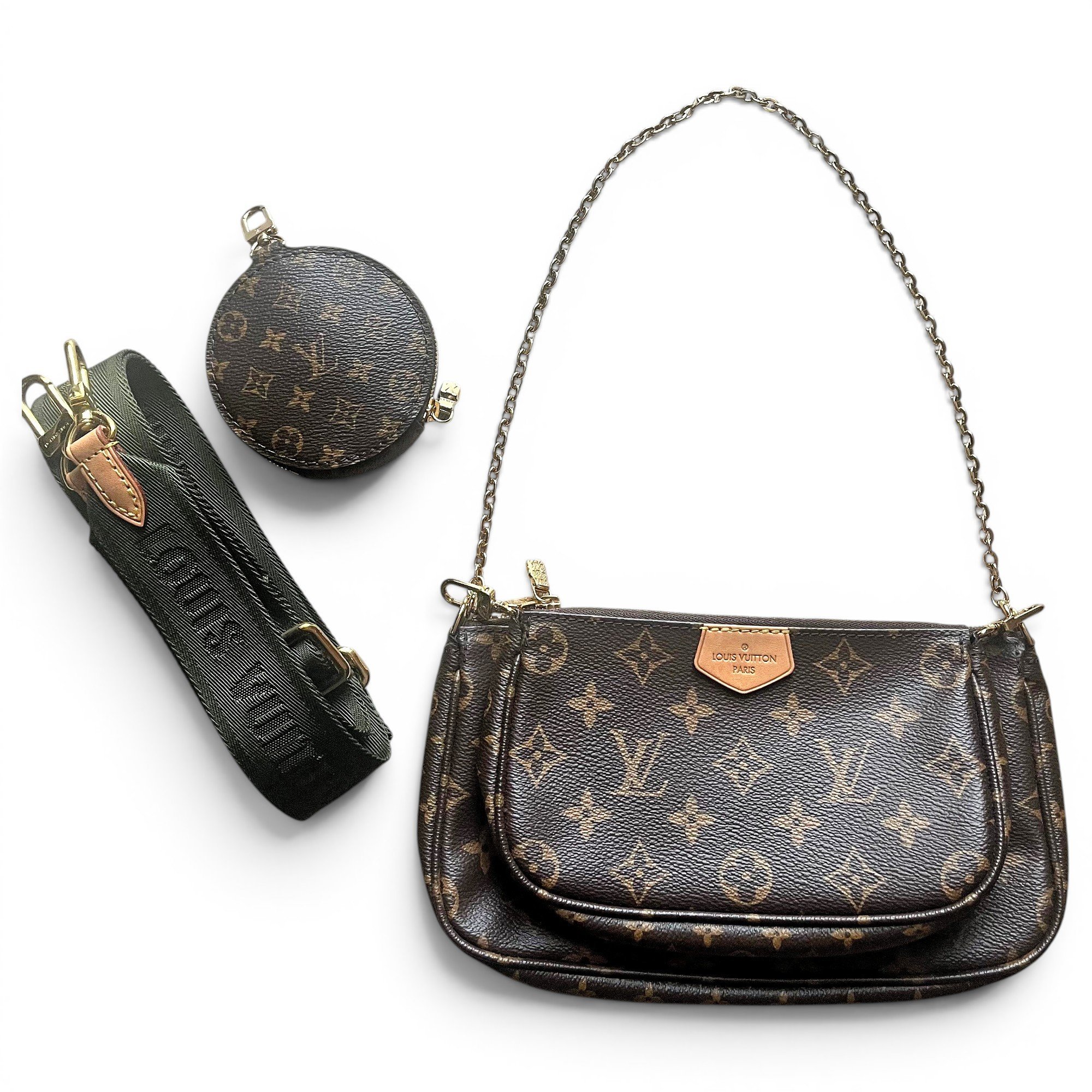 Multi Pochette Accessoires leather crossbody bag