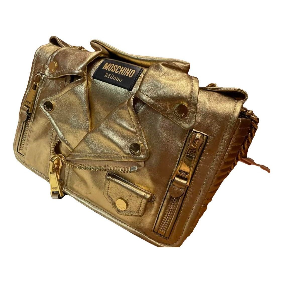 Moschino Biker leather bag