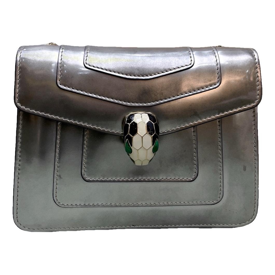 Serpenti leather handbag