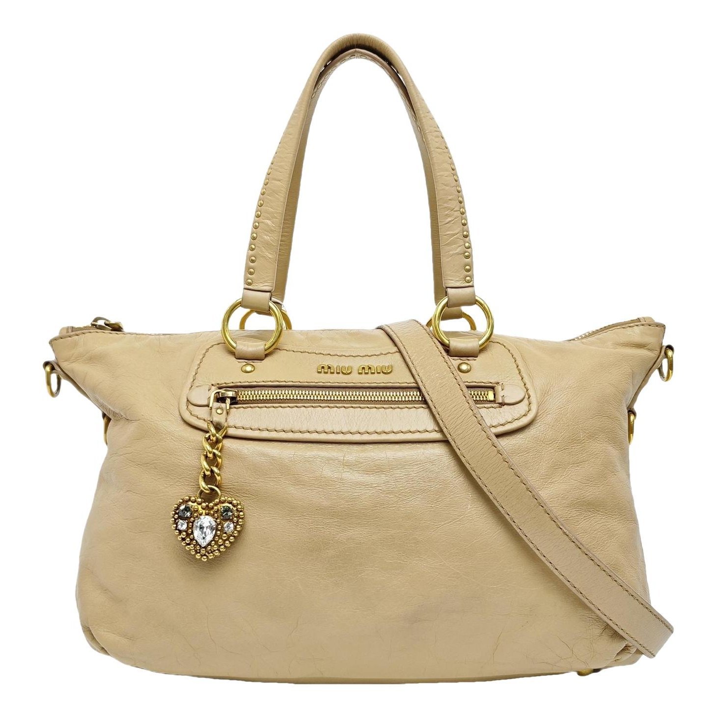 Leather handbag