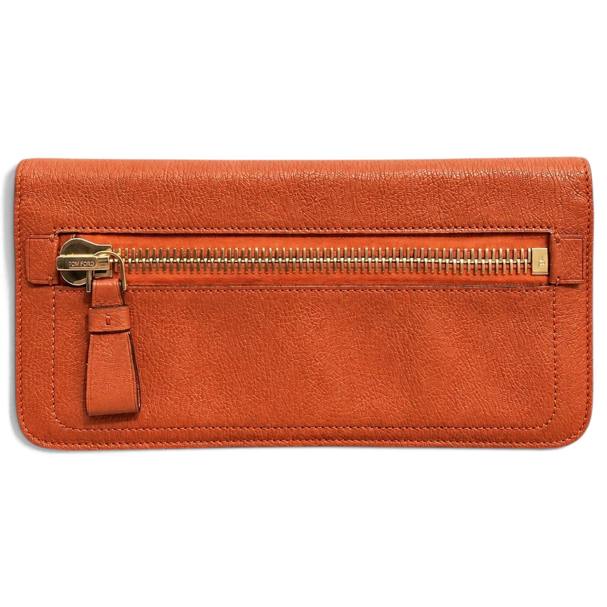 Jennifer leather clutch bag
