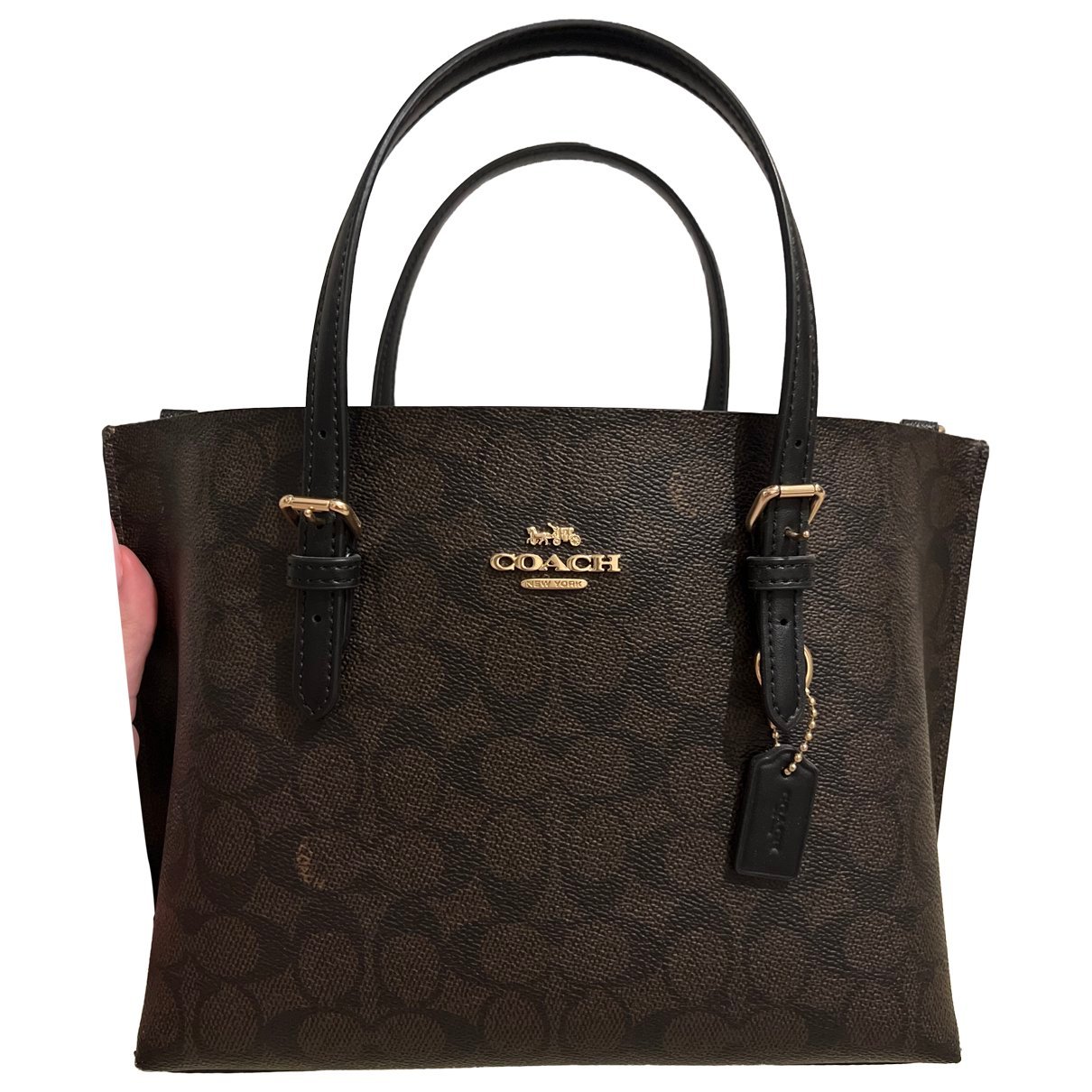 Leather handbag