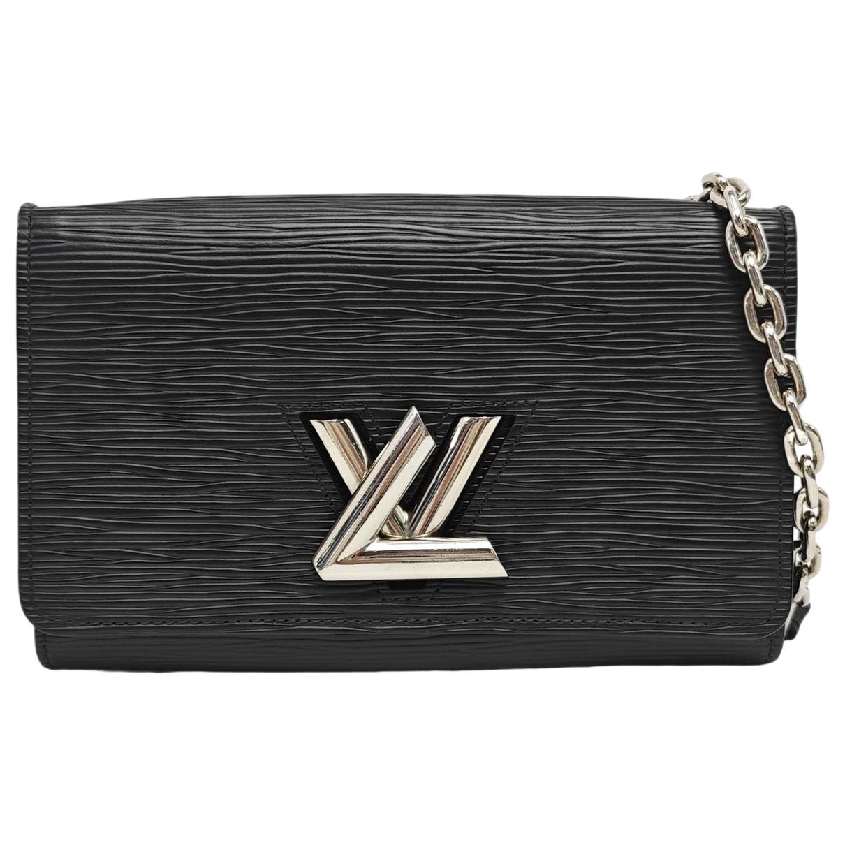 Twist leather crossbody bag