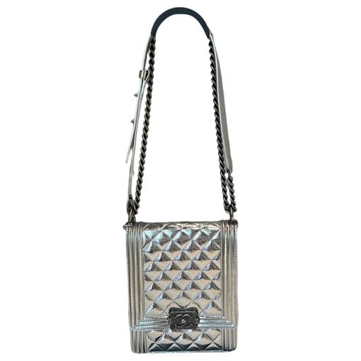 North South Boy leather crossbody bag