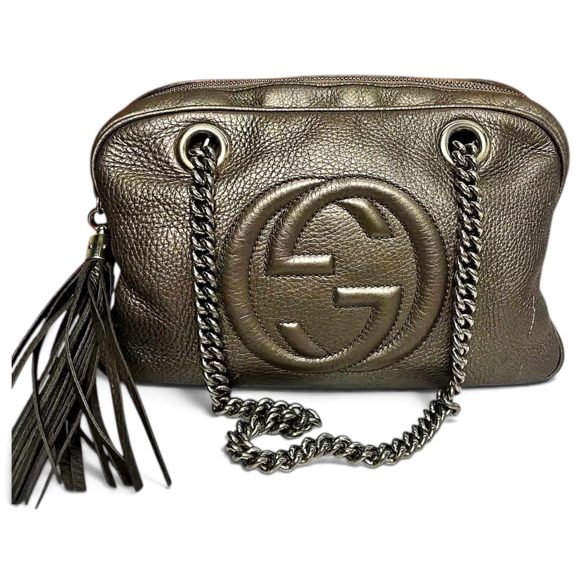 Leather crossbody bag