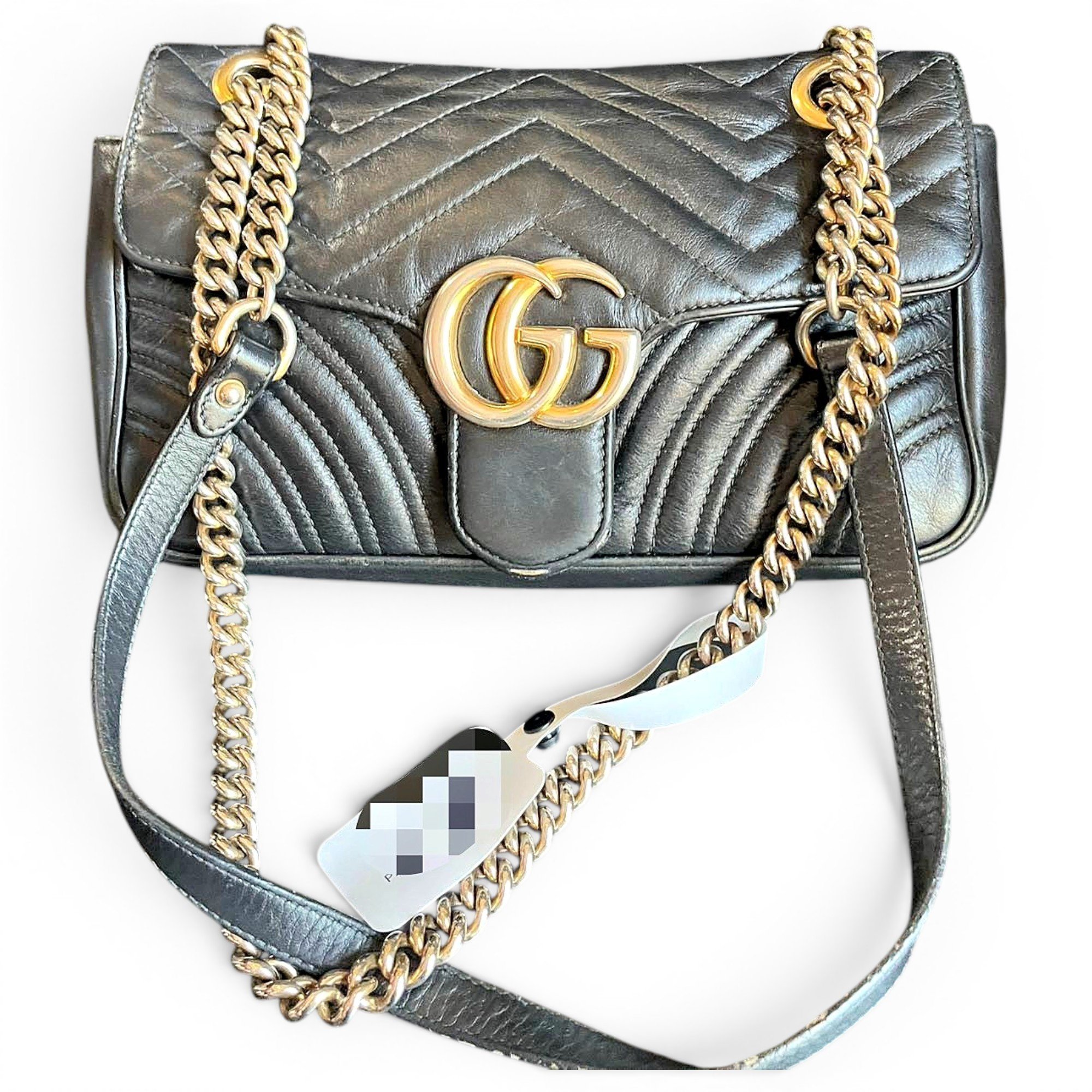 GG Marmont Flap leather crossbody bag