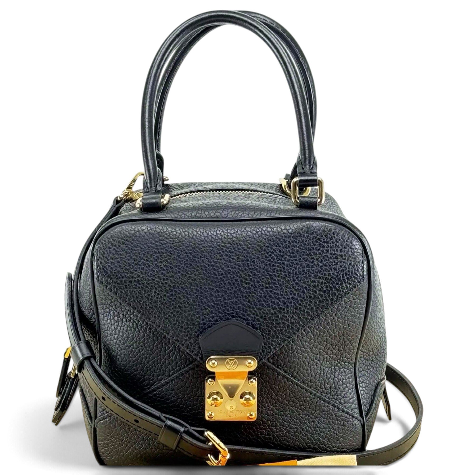 Square bag leather handbag