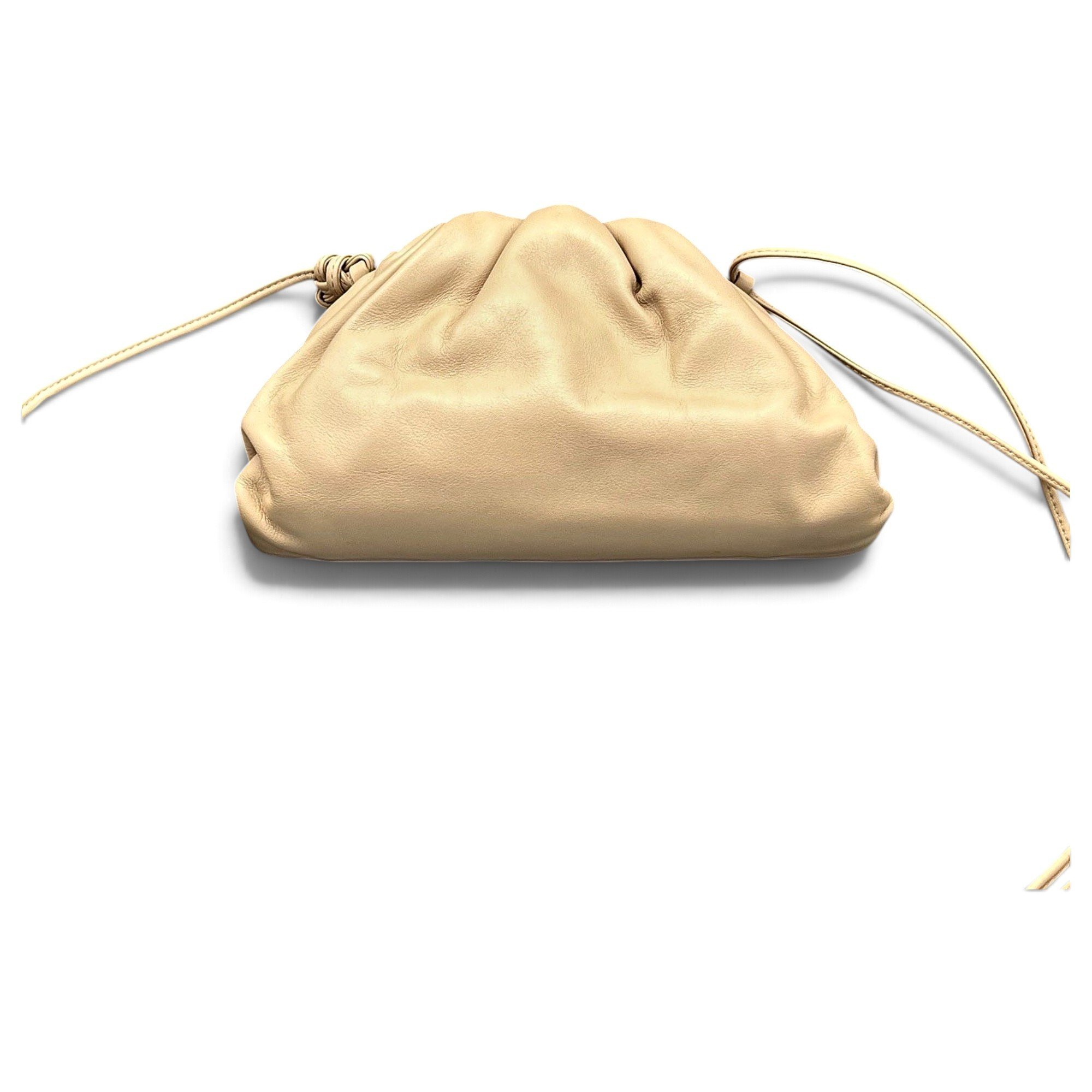 Pouch leather handbag