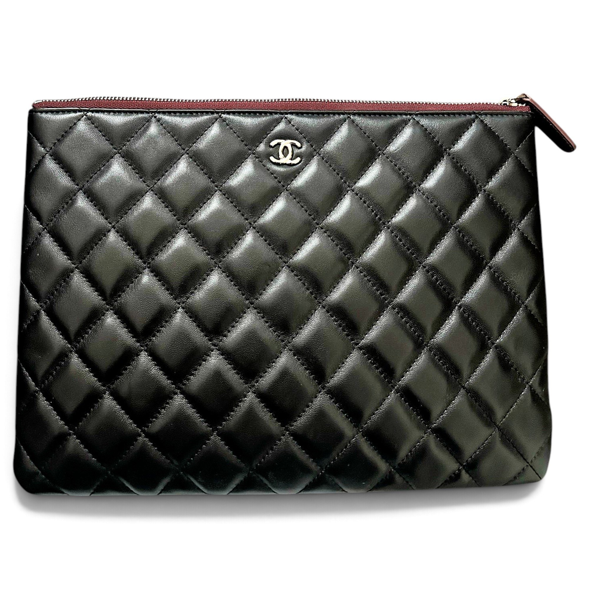 Timeless/Classique leather clutch bag
