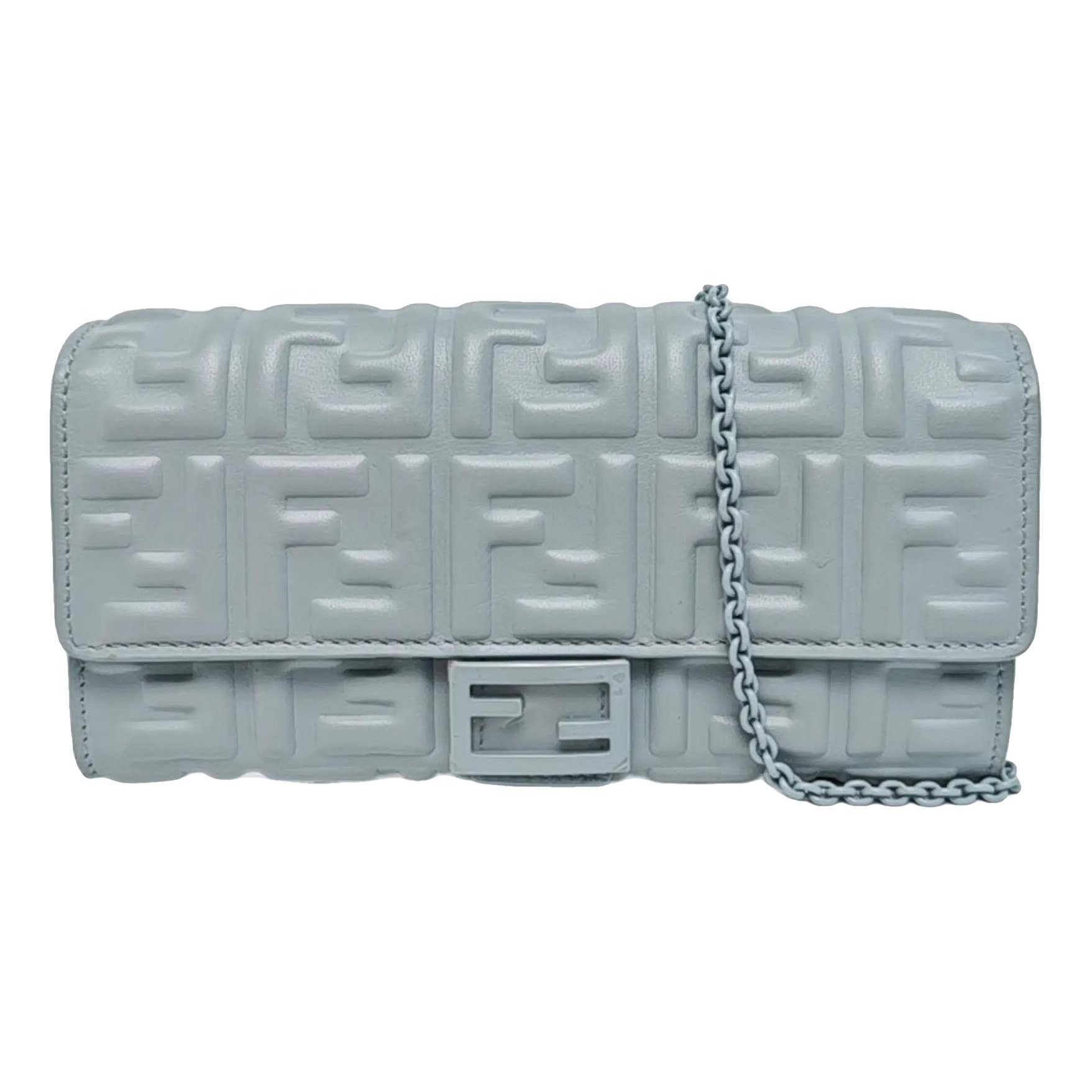 Baguette leather handbag