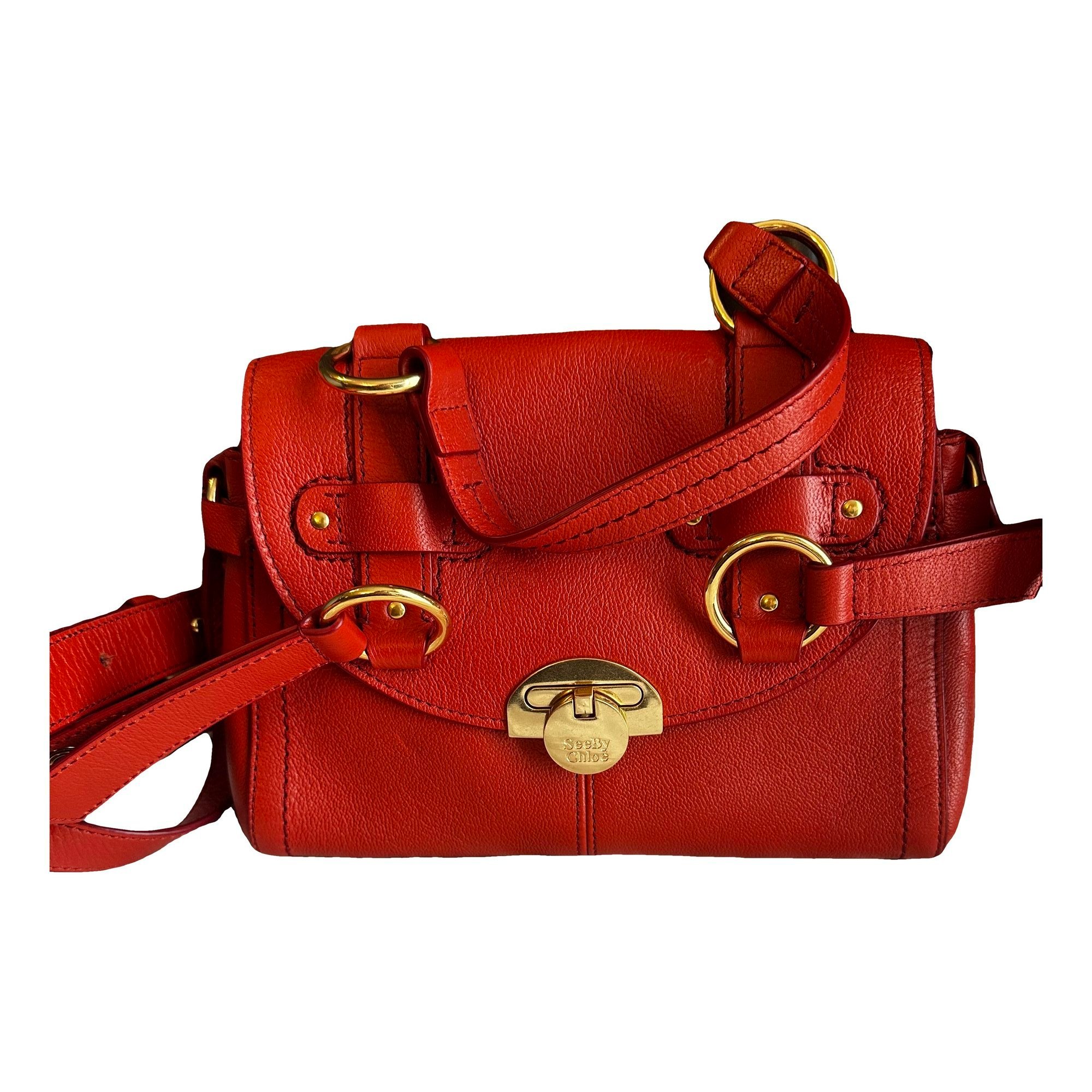 Leather handbag
