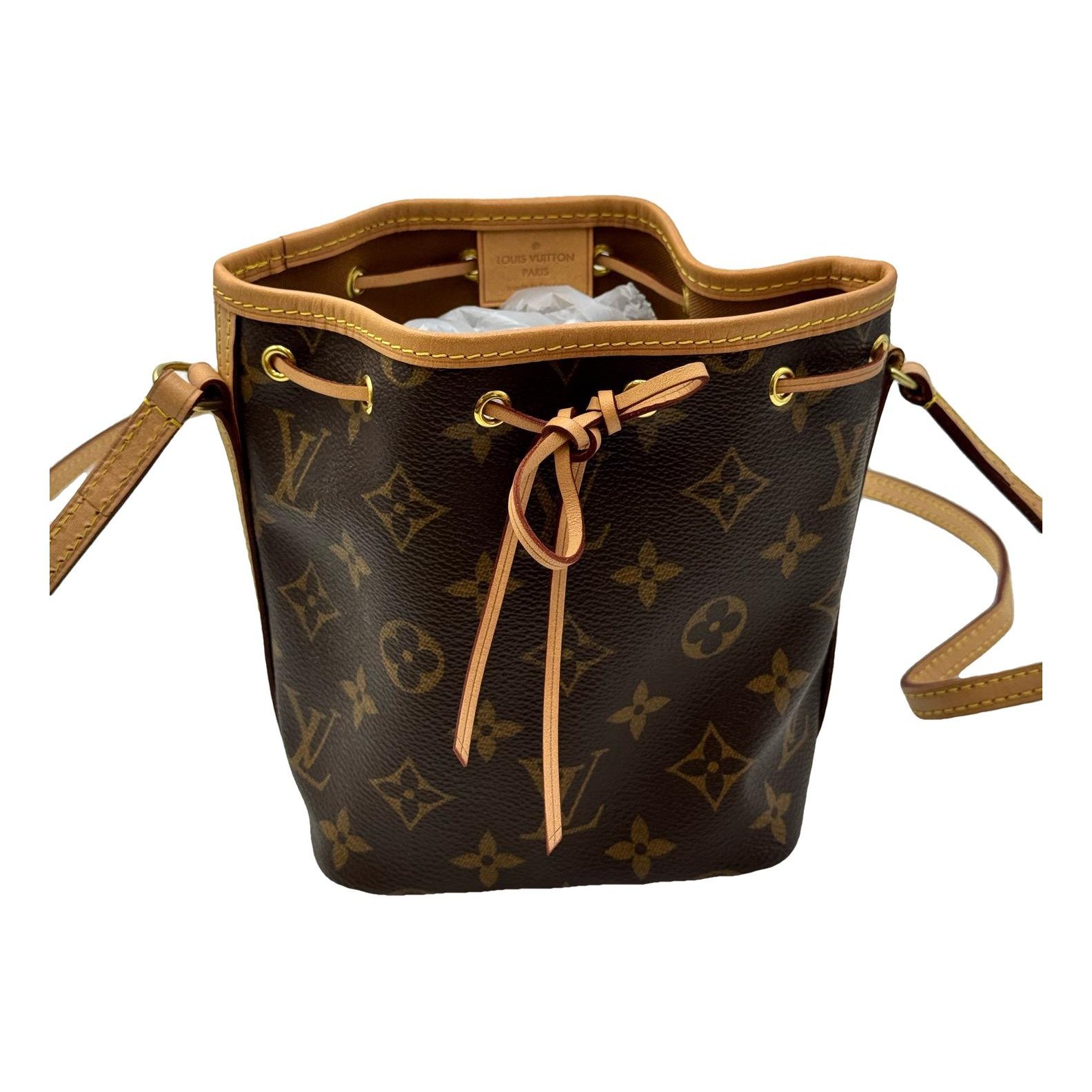 Nano Noé leather handbag