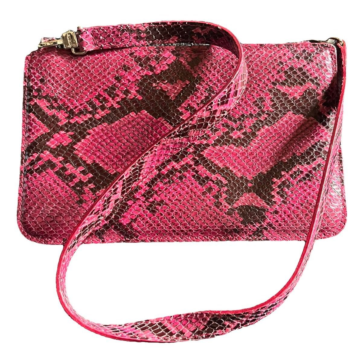 Patent leather clutch bag