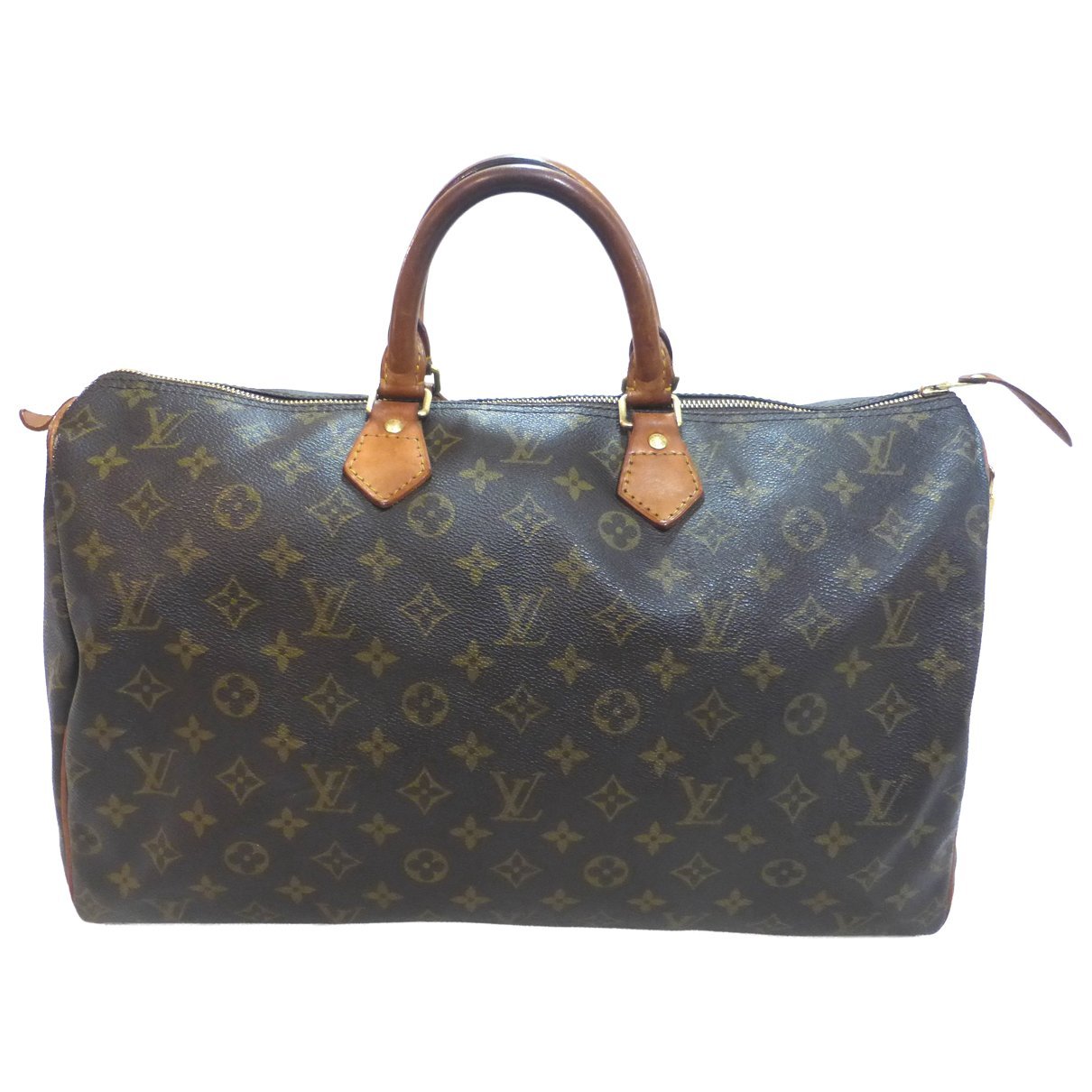 Speedy leather handbag